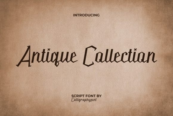 Antique Collection: Vintage Typography for Modern Branding