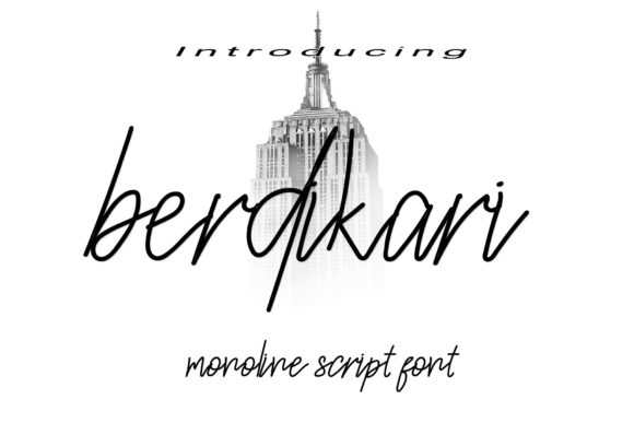 Berdikari: A Modern Script for Elegant Branding