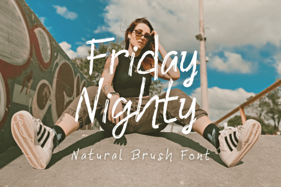 Friday Nighty: Elevating Modern Design with a Friendly Script
