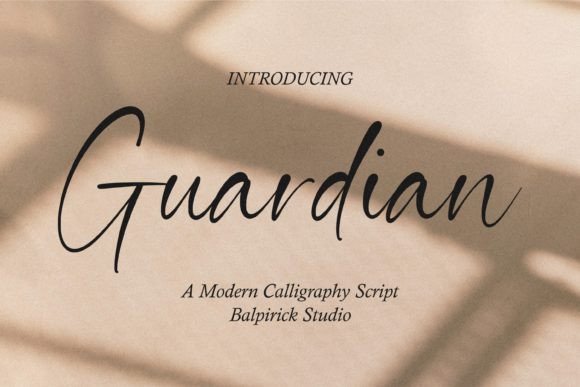 Guardian: Elevating Designs with Modern Calligraphy