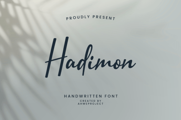 Hadimon: Elevating Design with Refined Script Typography