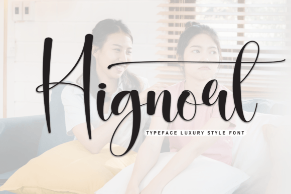 Hignort: A Stylish Script Font for Elegant Design