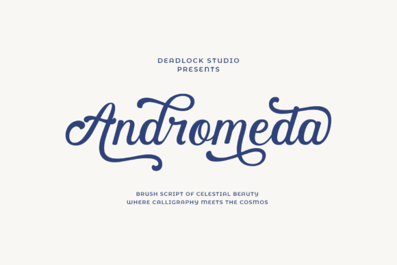Introducing Andromeda: The Brush Script Font for Elegant Design