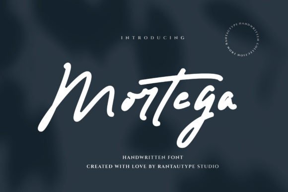 Mortega: Elevating Your Visual Narrative with Elegant Script