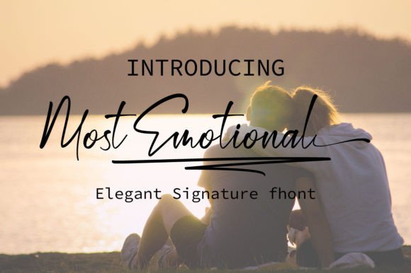 Most Emotional: The Dazzling Script Font for Sophisticated Design