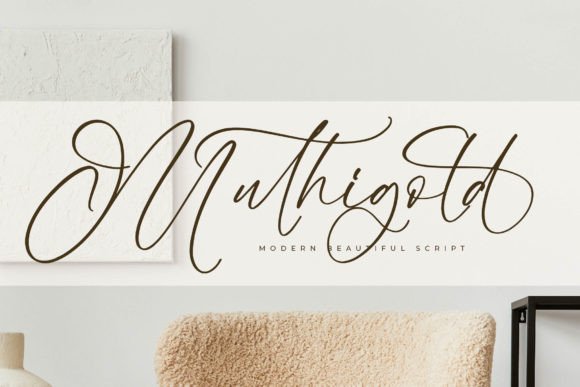 Muthigold: Elevate Your Design with a Luxury Script