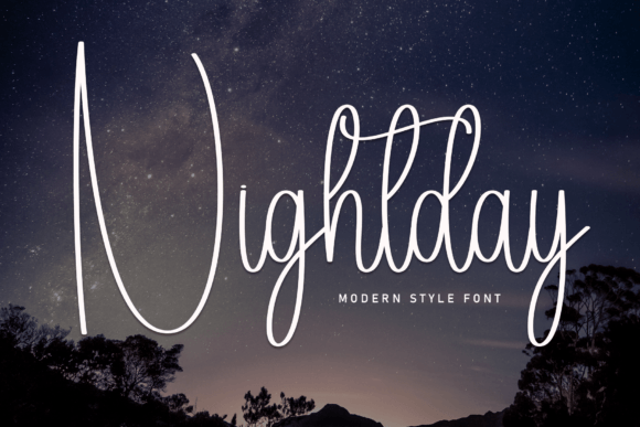 Nightday: Elevate Your Design with Elegant Script Typography