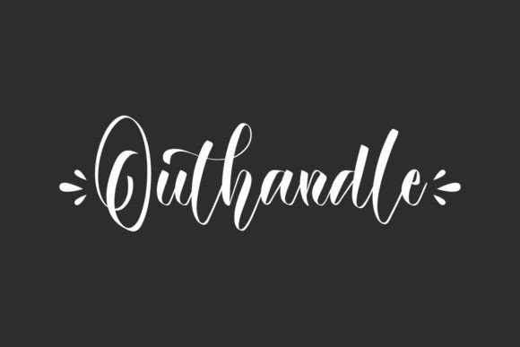 Outhandle Font: Elevating Brand Identity with Elegant Script