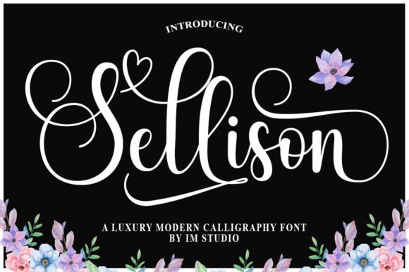 Sellison Font: Crafting Elegant Wedding & Brand Designs