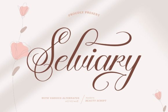 Selviary: The Elegant Script Font for Modern Design