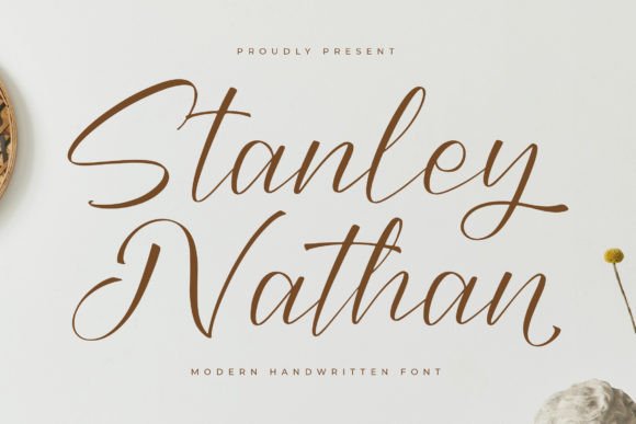 Stanley Nathan: The Modern Handwritten Font for Luxury Projects