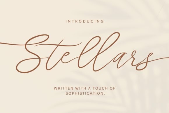 Stellars: A Modern Handwritten Script for Elegant Design