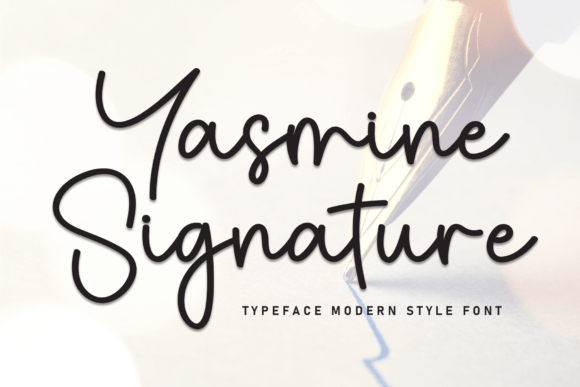 Yasmine Signature: Elevate Your Design with Elegant Script